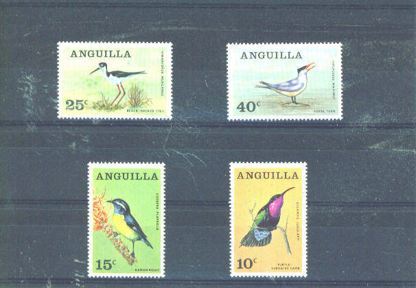 ANGUILLA - 1968 Birds UM - Anguilla (1968-...)