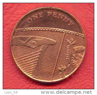 F4410 / - 1 Penny - 2008 - Great Britain Grande-Bretagne Grossbritannien Gran Bretagna - Coins Munzen Monnaies Monete - 1 Penny & 1 New Penny
