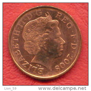 F4410 / - 1 Penny - 2008 - Great Britain Grande-Bretagne Grossbritannien Gran Bretagna - Coins Munzen Monnaies Monete - 1 Penny & 1 New Penny