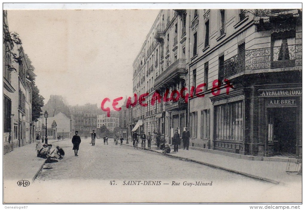 93 - SAINT DENIS - RUE GUY MENARD - A VERCINGETORIX  A. LEBRET - Saint Denis