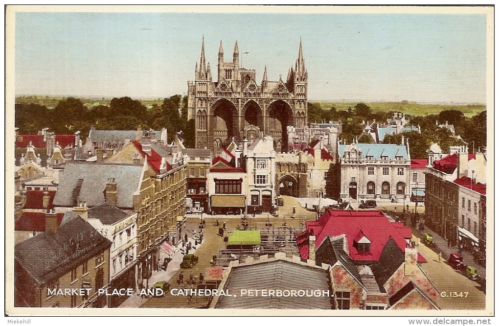 UK-PETERBOROUGH-MARKET PLACE AND CATHEDRAL - Other & Unclassified