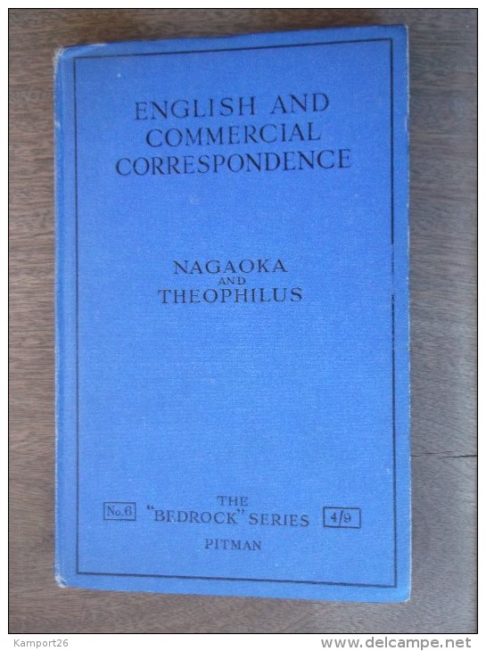 1946 English & Commercial Correspondence NAGAOKA & THEOPHILUS - Inglés/Gramática
