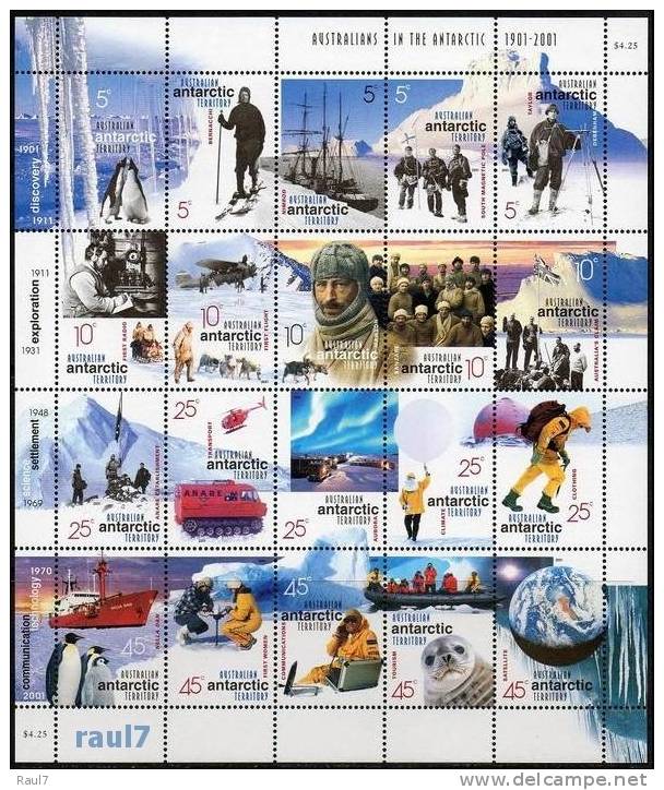 Australian Antarctic A.A.T. ( Australia) Cent Présence Australienne Dans L'Antarctic - Feuillet Neuf // Mnh - Unused Stamps