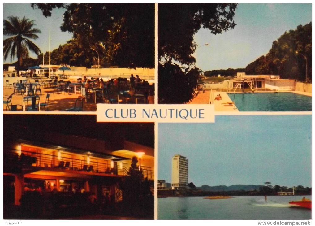 CARTE POSTALE REPUBLIQUE CENTRAFRICAINE - BANGUI - Le Club Nautique - T.B.E. - Centraal-Afrikaanse Republiek