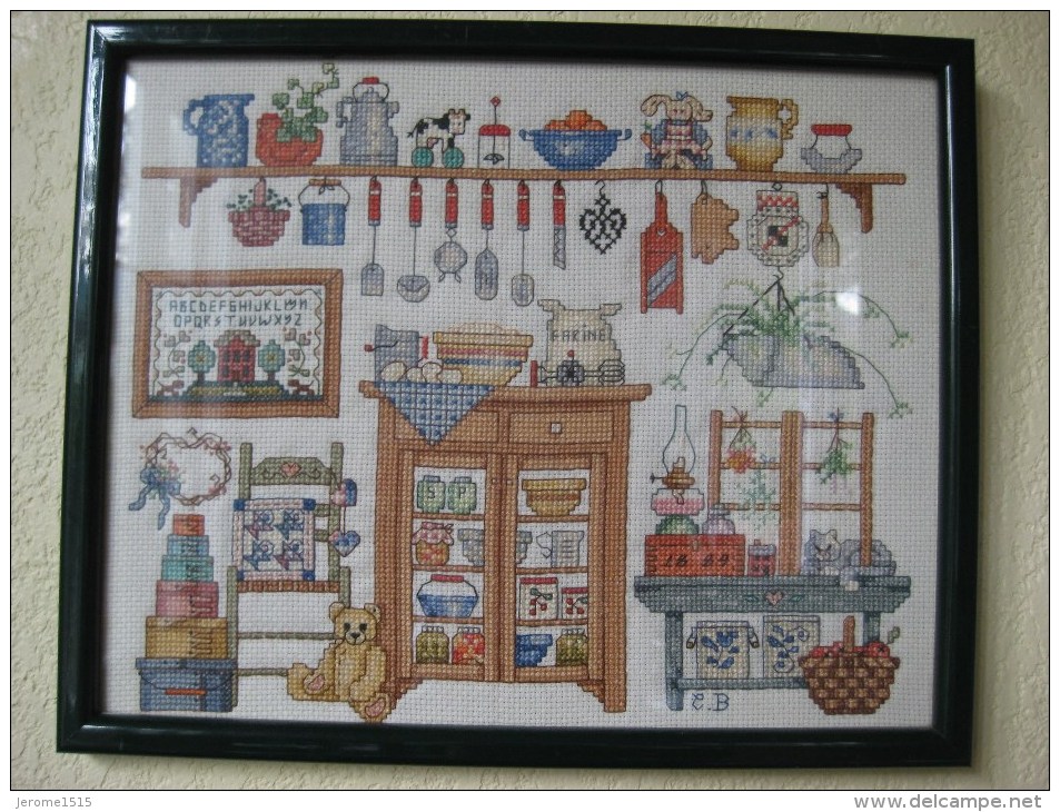 Broderie En Points Comptés : La Cuisine  & - Cross Stitch