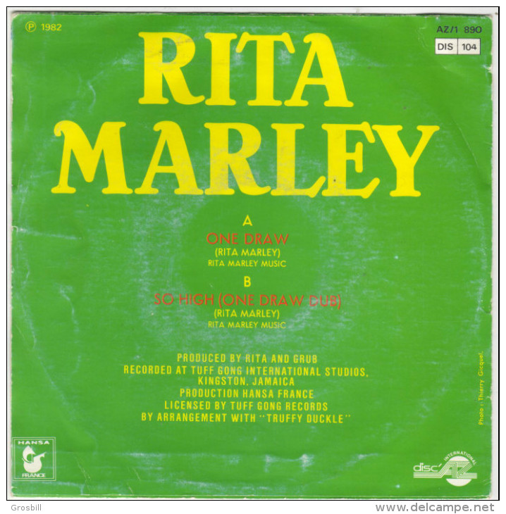 Rita MARLEY : One Draw Id. (dub Version) (45 Tours) - Reggae
