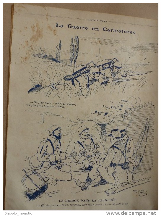 1915 JOURNAUX De GUERRE(LPDF):Beuvraignes; Mulets-soldats;Seignath;S Cwein-Wassen;Venise;Marma Role;Pieve Di Cadore;.etc - Français