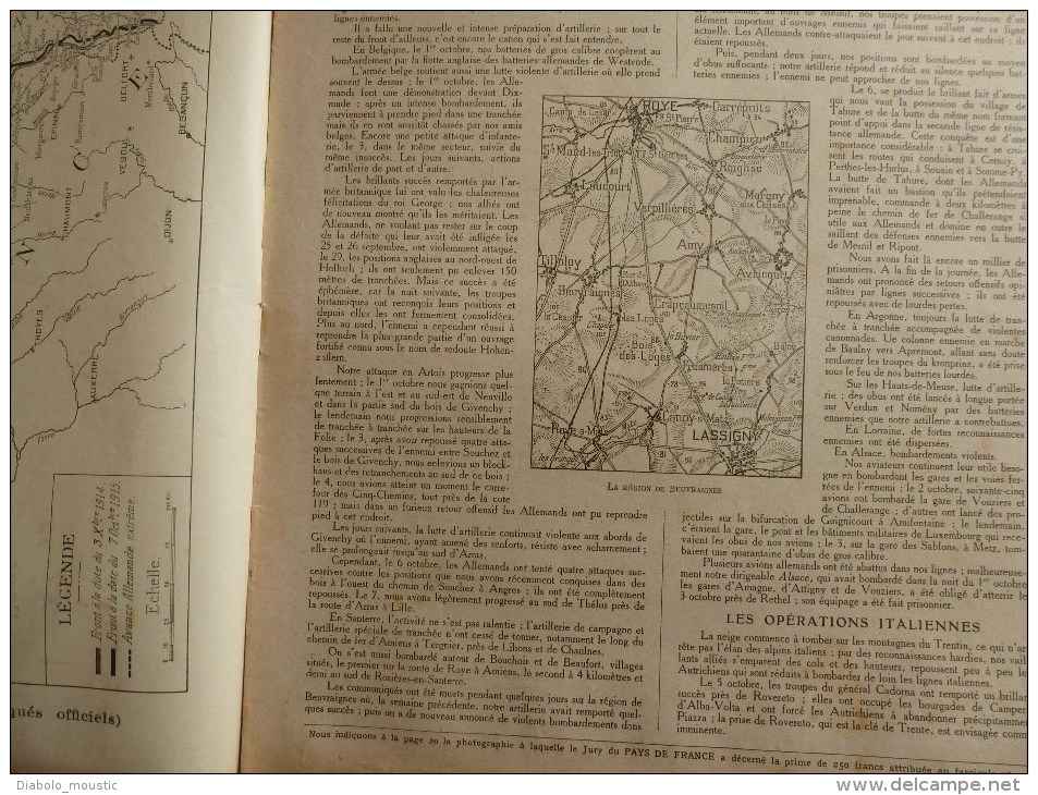 1915 JOURNAUX De GUERRE(LPDF):Beuvraignes; Mulets-soldats;Seignath;S Cwein-Wassen;Venise;Marma Role;Pieve Di Cadore;.etc - Français