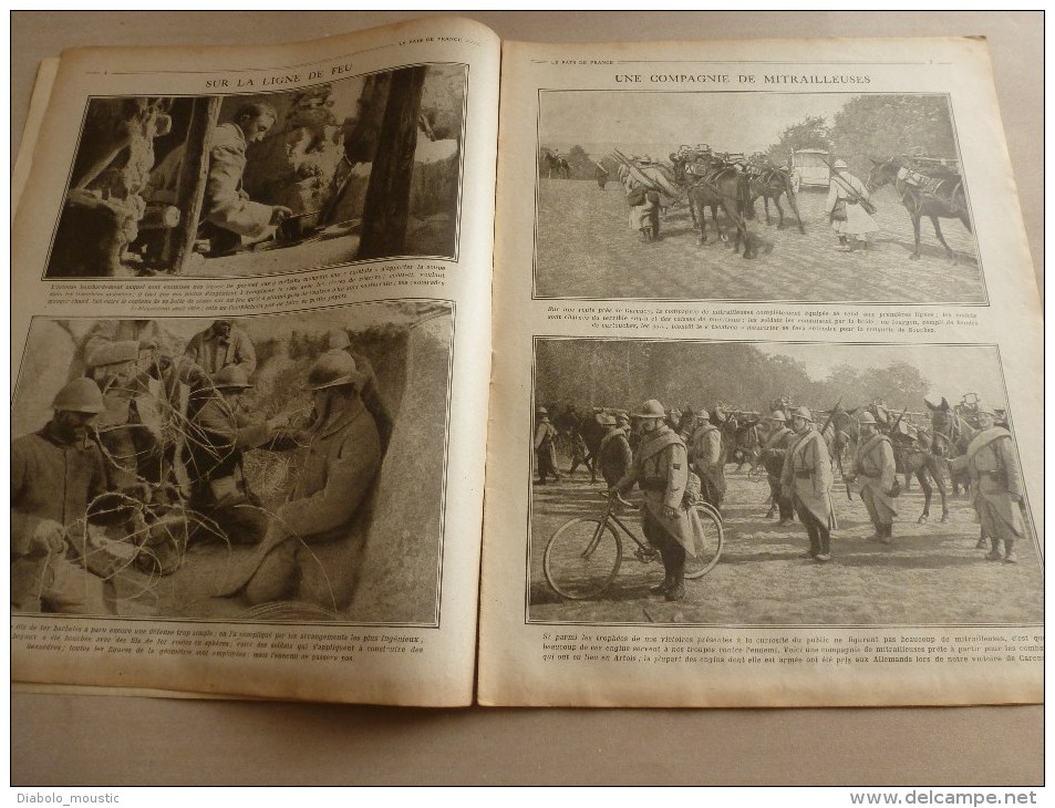 1915 JOURNAUX De GUERRE(LPDF):Beuvraignes; Mulets-soldats;Seignath;S Cwein-Wassen;Venise;Marma Role;Pieve Di Cadore;.etc - Français