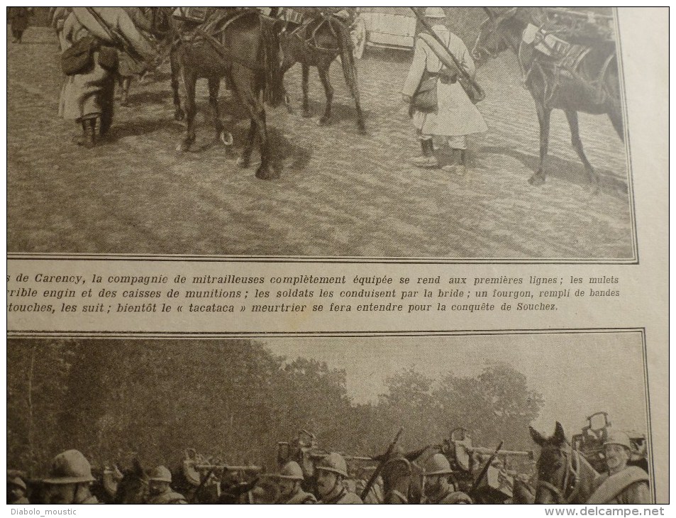 1915 JOURNAUX De GUERRE(LPDF):Beuvraignes; Mulets-soldats;Seignath;S Cwein-Wassen;Venise;Marma Role;Pieve Di Cadore;.etc - Frans