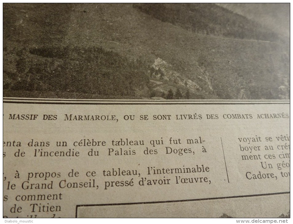 1915 JOURNAUX de GUERRE(LPDF):Beuvraignes; Mulets-soldats;Seignath;S cwein-Wassen;Venise;Marma role;Pieve di Cadore;.etc