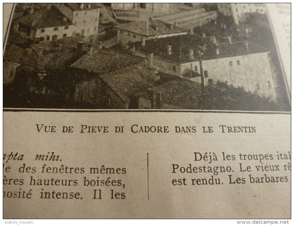 1915 JOURNAUX de GUERRE(LPDF):Beuvraignes; Mulets-soldats;Seignath;S cwein-Wassen;Venise;Marma role;Pieve di Cadore;.etc