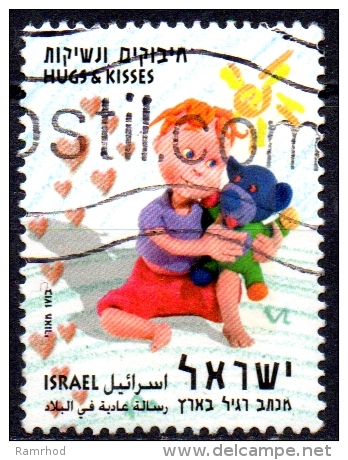 ISRAEL 2003 Greetings Stamps - (1s.20) - Boy Holding Teddy Bear  FU - Oblitérés (sans Tabs)