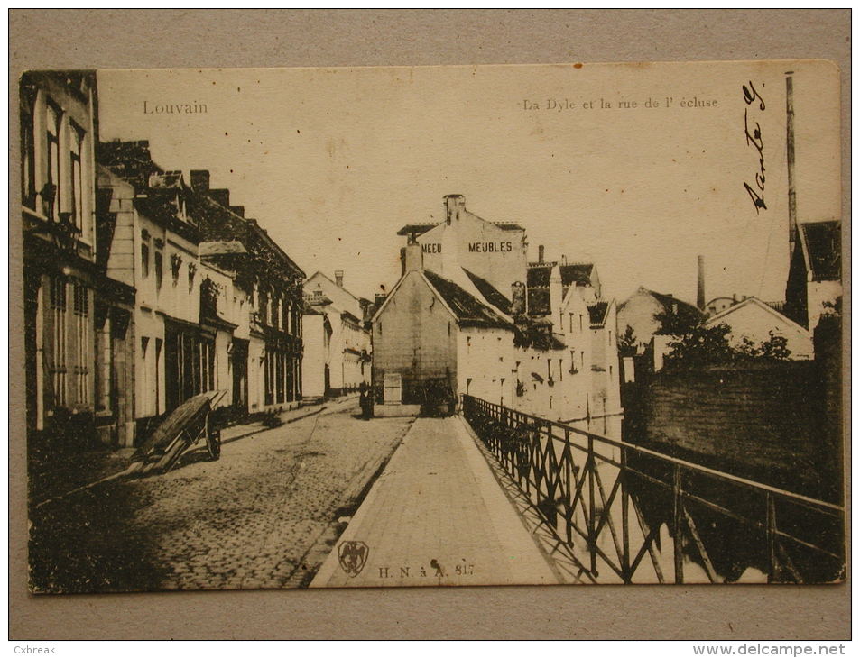 Louvain Leuven, La Dyle Et La Rue De L'écluse - Leuven