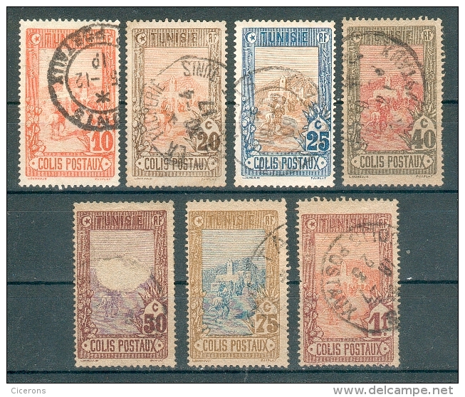 Collection TUNISIE ; Colonies ; Colis Postaux ; Y&T N° ; Lot 010 ;  Oblitéré - Oblitérés
