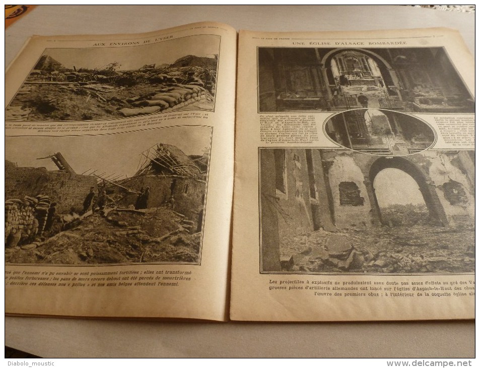 1915 JOURNAUX De GUERRE (LPDF): Riva;Aspach-le-Haut Et A-le-B;Seddul-Bahr;Fusil- Périscope;Hébuterne;Mesni L-les-Hurlus - Francés