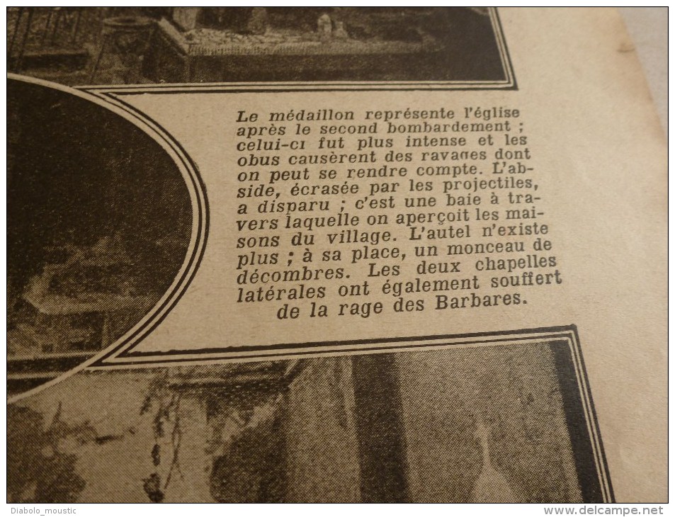 1915 JOURNAUX de GUERRE (LPDF): Riva;Aspach-le-Haut et A-le-B;Seddul-Bahr;Fusil- périscope;Hébuterne;Mesni l-les-Hurlus