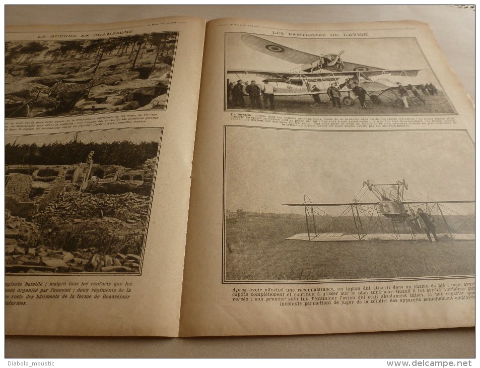 1915 JOURNAUX de GUERRE (LPDF): Riva;Aspach-le-Haut et A-le-B;Seddul-Bahr;Fusil- périscope;Hébuterne;Mesni l-les-Hurlus