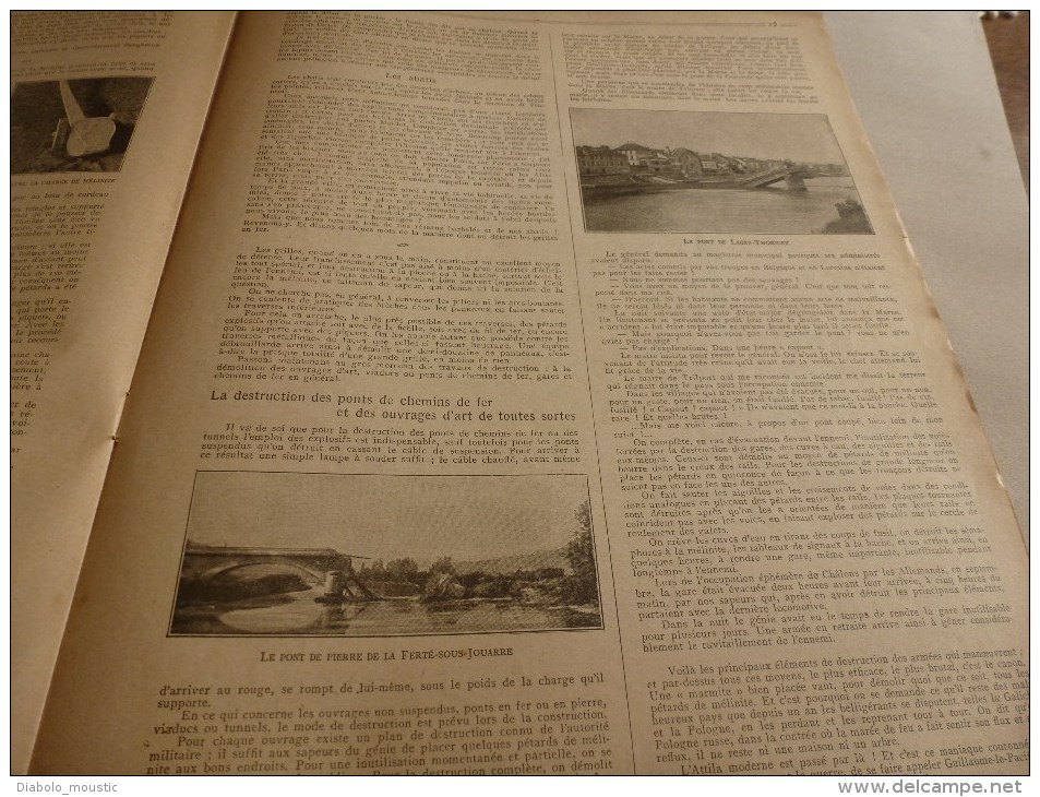 1915 JOURNAUX de GUERRE (LPDF): Riva;Aspach-le-Haut et A-le-B;Seddul-Bahr;Fusil- périscope;Hébuterne;Mesni l-les-Hurlus