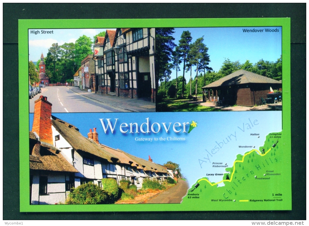 WENDOVER  -  Multi View  Unused Postcard As Scan - Buckinghamshire