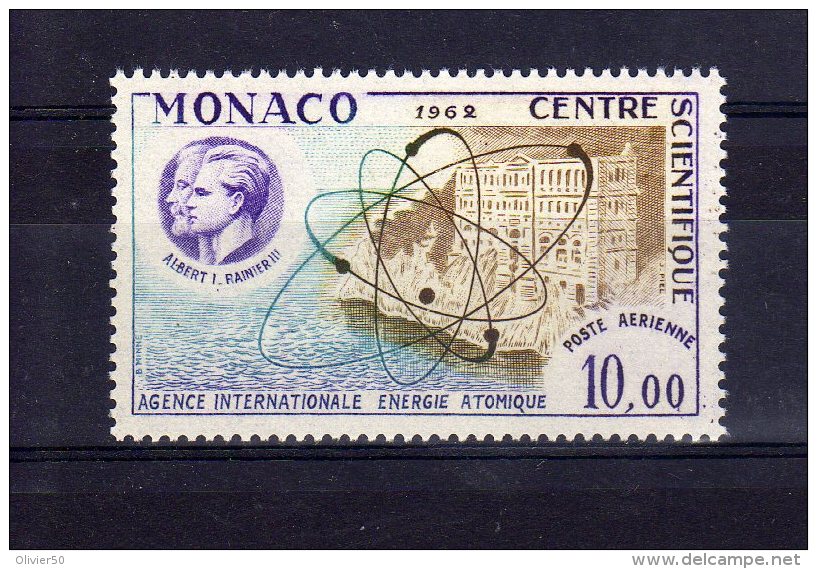 Monaco (1962)  - "Energie Atomique" Neuf** - Poste Aérienne