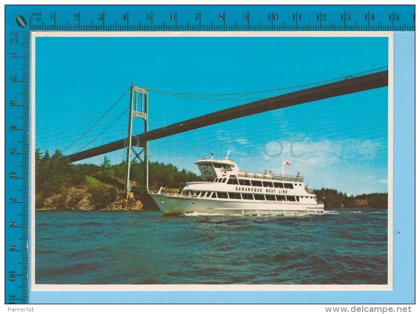 Gananoque Boat Line  ( Gananoke Ontario  ) Carte Postale Post Card Recto/verso - Gananoque