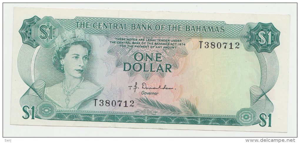 Bahamas 1 Dollar 1974 XF++ AUNC Banknote P 35a 35 A - Bahamas