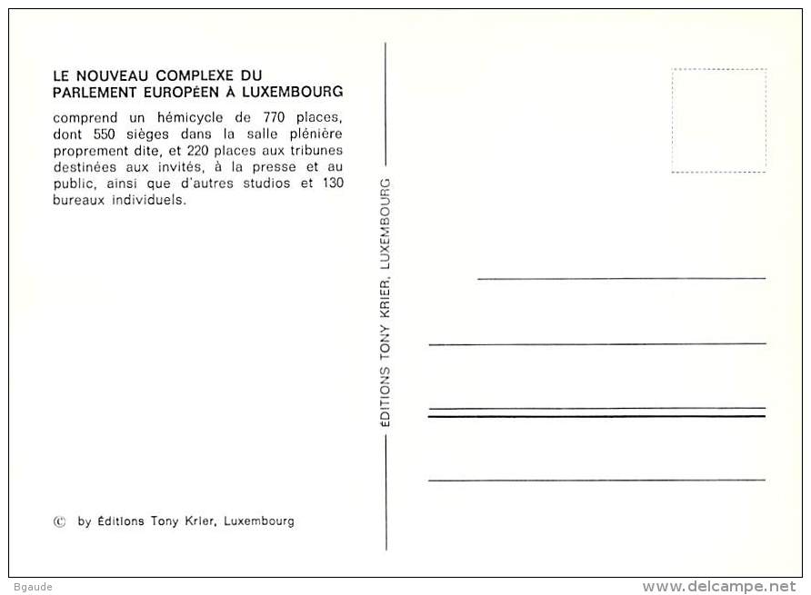 LUXEMBOURG  CARTE Philatelique  NUM-YVERT 979 CONSEIL EUROPEEN HEMICYCLE - Maximum Cards