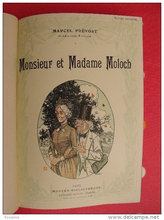 Monsieur Et Madame Moloch. Marcel Prévost. Illustré Par Georges Scott. Fayard . 1910.  128 Pages. - Autores Franceses