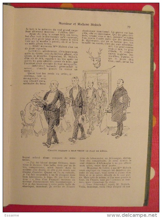 Monsieur et madame Moloch. Marcel Prévost. illustré par Georges Scott. Fayard . 1910.  128 pages.