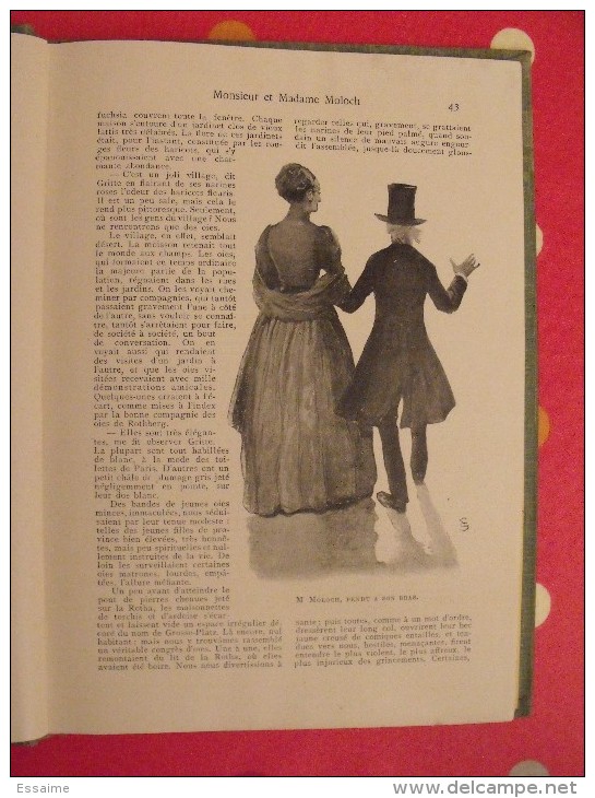 Monsieur et madame Moloch. Marcel Prévost. illustré par Georges Scott. Fayard . 1910.  128 pages.