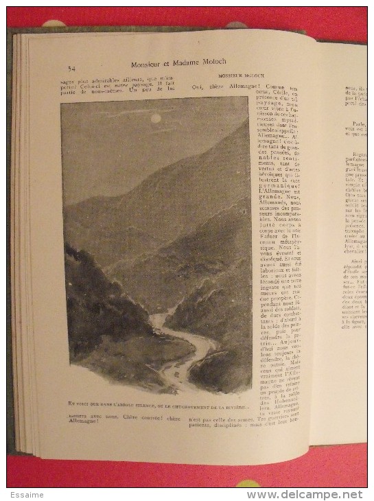 Monsieur et madame Moloch. Marcel Prévost. illustré par Georges Scott. Fayard . 1910.  128 pages.