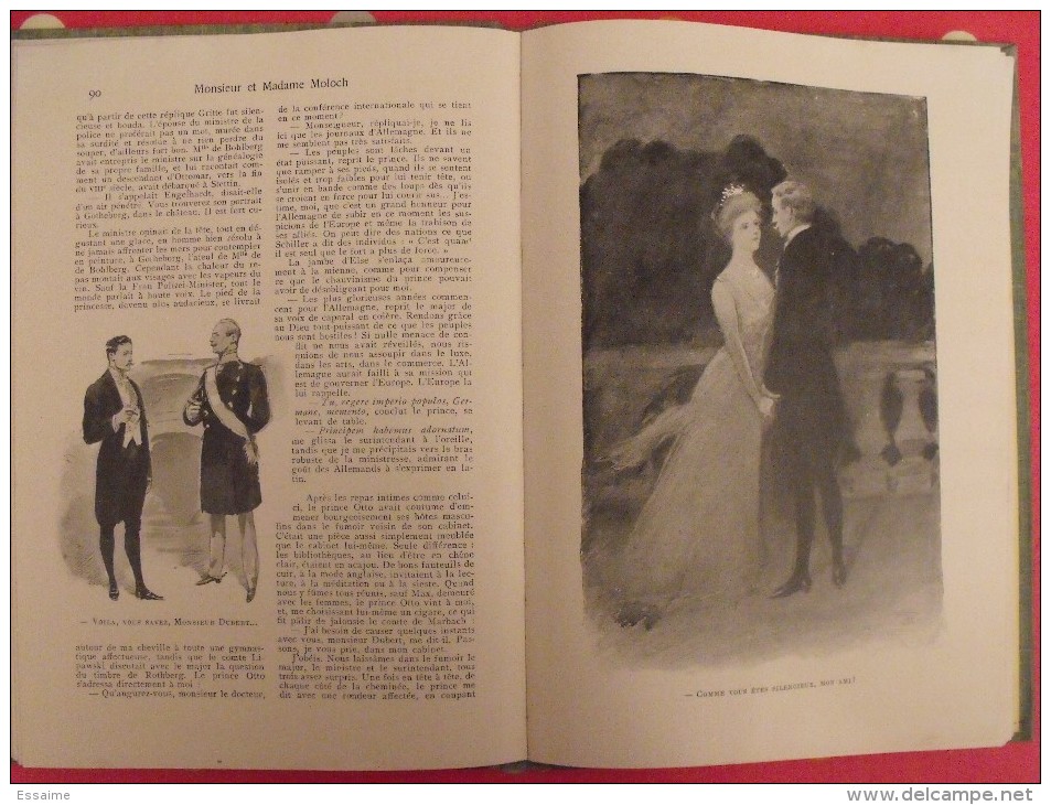 Monsieur et madame Moloch. Marcel Prévost. illustré par Georges Scott. Fayard . 1910.  128 pages.