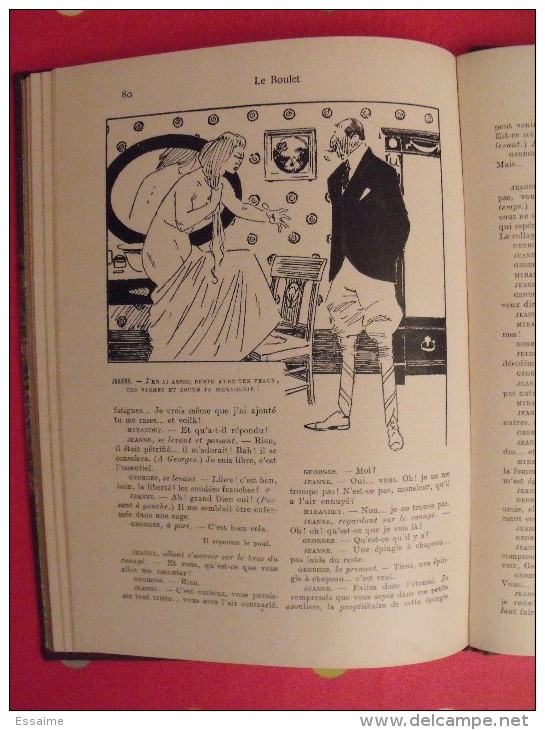 Le Ruisseau, Le boulet.. Pierre Wolff . illustré par Carlègle. Fayard . 1911.  128 pages.