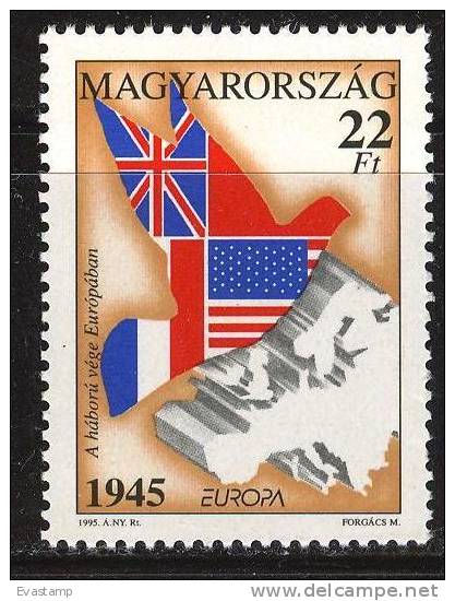 HUNGARY - 1995. Europa / Peace And Liberty / Pigeon  MNH!!! Mi:4342. - Ungebraucht