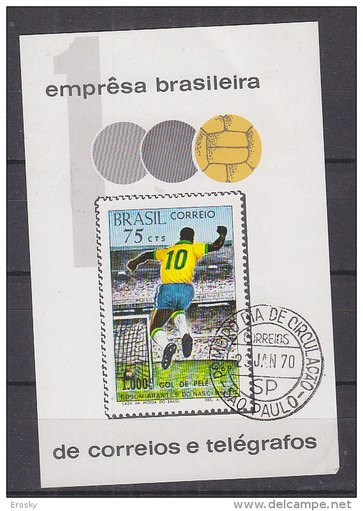 B0947 - BRAZIL BF Yv N°24 PELè - Blocks & Sheetlets