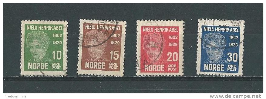 Norvège: 141/ 144 Oblit - Gebraucht