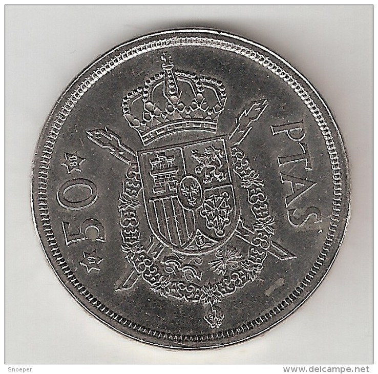 *spain  50 Pesetas  1975 ( 80)    Km 809    Unc !!! - 50 Peseta