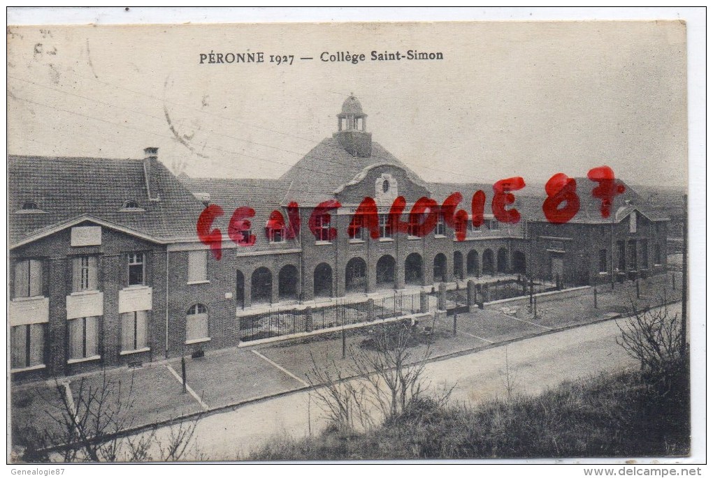 80 - PERONNE - COLLEGE SAINT SIMON - Peronne