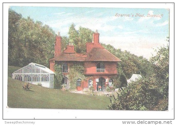 Lowestoft Ornate Greenhouse At The Sparrows Nest Lowestoft Suffolk USED 1906 POSTCARD - Lowestoft