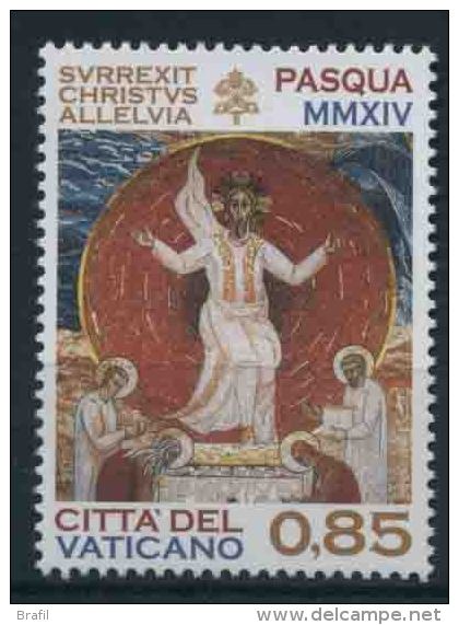 2014 Vaticano, Pasqua, Serie Completa Nuova (**) - Unused Stamps