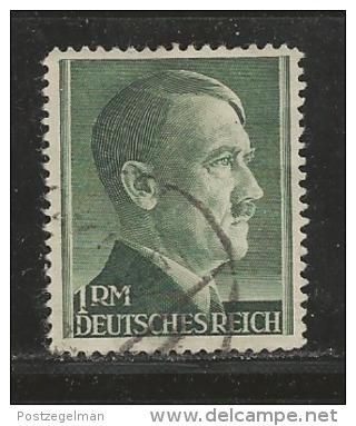 DEUTSCHES REICH, 1942, Used Stamp(s), Definitives Hitler  2RM  12 1/2,  MI 799A8, #16152 - Used Stamps