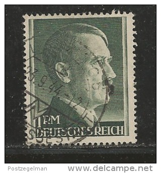 DEUTSCHES REICH, 1942, Used Stamp(s), Definitives Hitler  2RM  14,  MI 799B, #16153 - Used Stamps