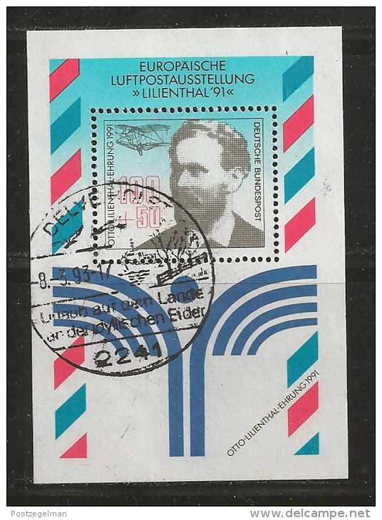 GERMANY, 1991, Used Block  Of Stamp(s),  Lilienthal,  MI Bl24, #16243 , - Other & Unclassified