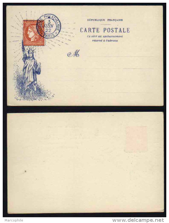 PSEUDO ENTIER -  CERES / 1922 CARTE POSTALE ILLUSTREE  / 2 IMAGES  (ref 5671) - Enteros Privados