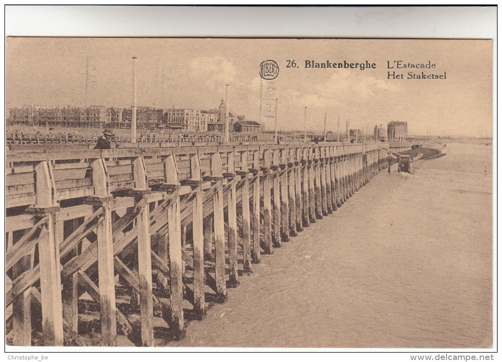 Blankenberge, Blankenberghe, L'estacade, Het Staketsel (pk14158) - Blankenberge