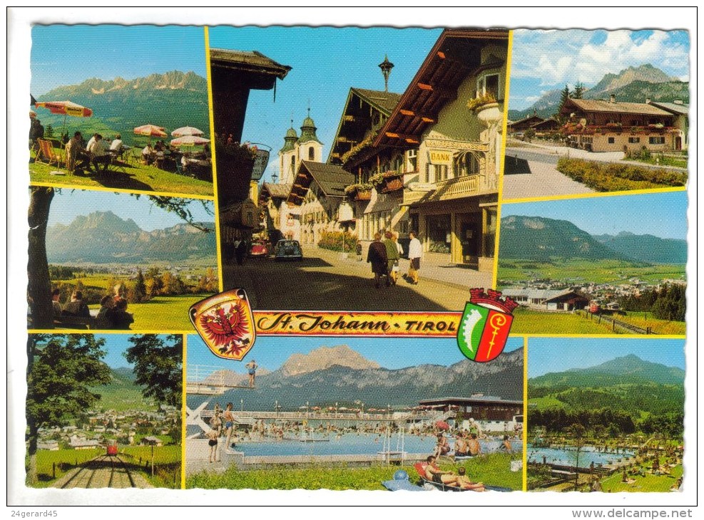 CPSM SANKT JOHANN IN TIROL (Autriche-Tyrol) - 8 Vues - St. Johann In Tirol