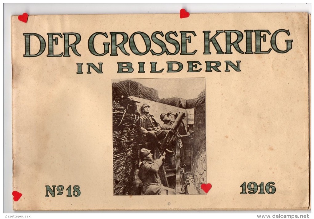 Xxx16-ZE-ALLEMAGNE-DER GROSSE KRIEG IN BILDERN-N°18-1916--Document Historique De Propagande - 5. Guerras Mundiales