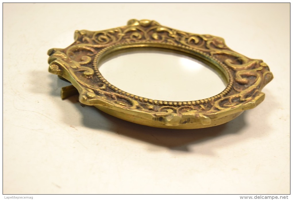 Miroir / Cadre En Bronze De Style Art Nouveau - Koper
