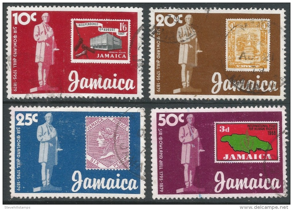 Jamaica. 1979 Death Centenary Of Sir Rowland Hill. Used Complete Set. SG 484-7 - Jamaica (1962-...)